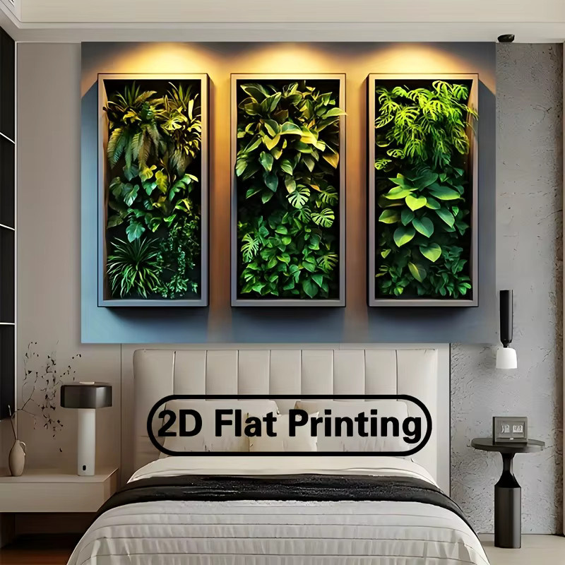 Zweidimensionales Polyester-Partybanner mit grünem Pflanzenmotiv und Holzrahmen für Outdoor-Aktivitäten und Festivals, mehrfarbig - Bild 5