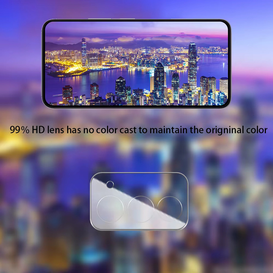 2 Stück 3D Kamera-Glasschutz für Xiaomi Redmi 15 4G/5G Global, transparent, 9H Härte - Bild 6