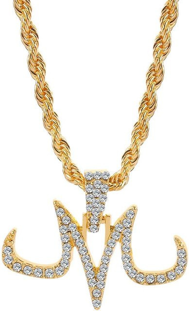 YIRAN Jewelry Anhänger-Set, Kupfer, Zirkonia, Gold, Unisex - Bild 1