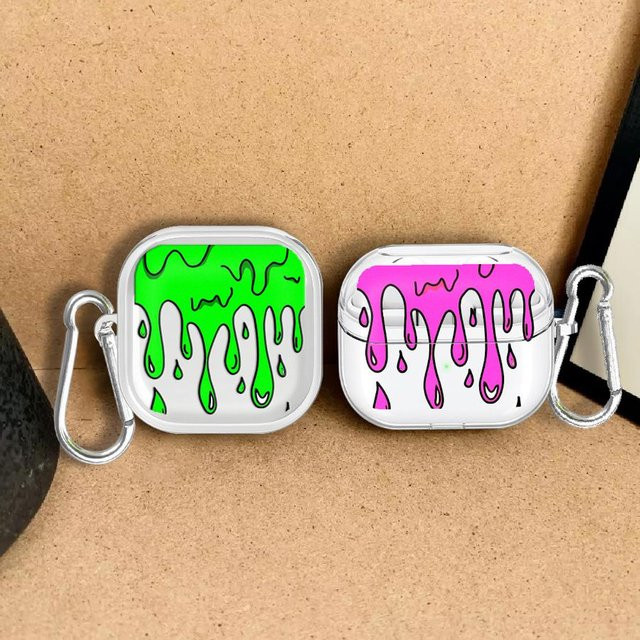 Grüne Schutzhülle im Wassertropfen-Design für Samsung Galaxy Buds Pro, Buds 3 Pro, Buds 2 Pro, Buds Live und Buds FE - Bild 1