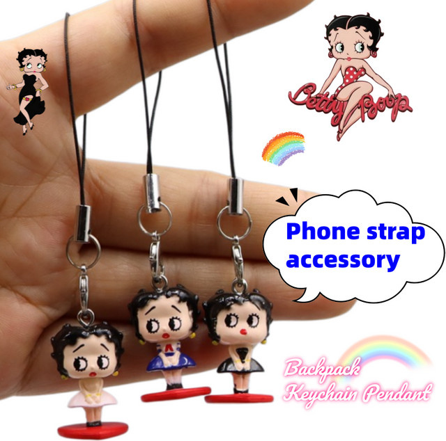 Betty Boop Anhänger, PVC, Unisex - Bild 1