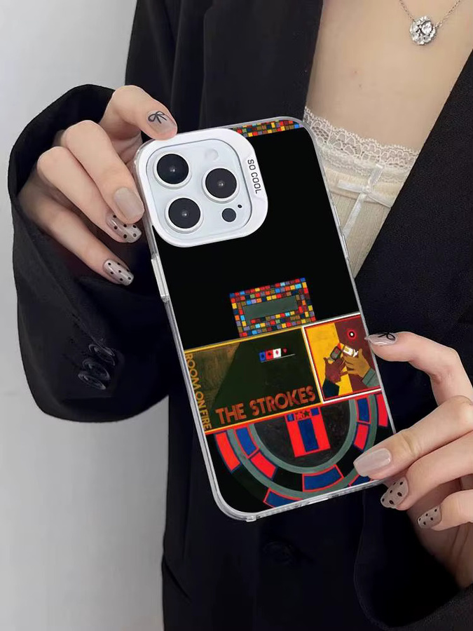 Mesuca Stoßfeste Handyhülle The Strokes Is This It Design für iPhone 11 bis iPhone 17 Pro Max Plus Multicolor - Bild 7