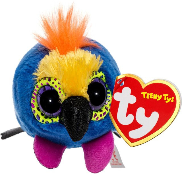 Ty Diva Papagei, Kuscheltier, Bunt / Mehrfarbig, 10cm - Bild 1