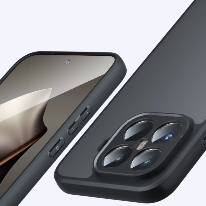 Stoßfeste Schutzhülle für Xiaomi 15T Pro in Transparent, Matte Rüstung Case - Bild 1