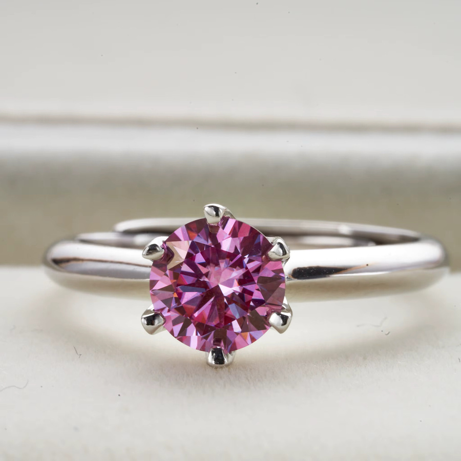 BIJOX STORY Ring, 925 Silber, Moissanit, Damen - Bild 3