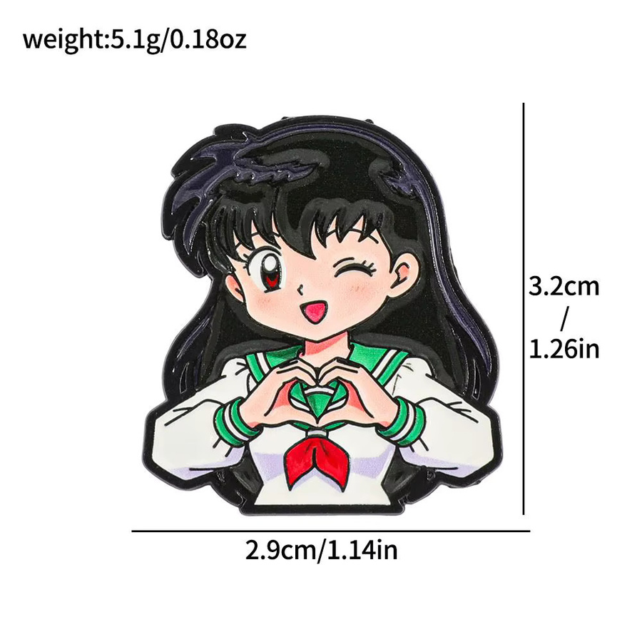 Bandai Abzeichen, Inuyasha, Metall, Unisex - Bild 3