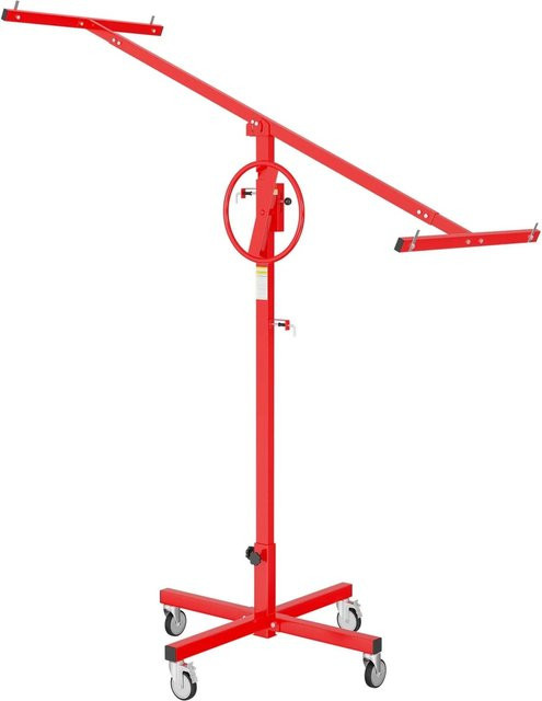 Xpotool Plattenheber Montagehilfe für Trockenbau in Rot/Schwarz, Tragkraft: 40 kg, Höhe: 170-290 cm - Bild 1