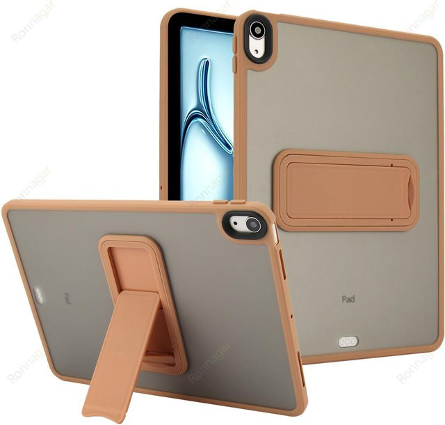 Ständer Hülle für Apple iPad Air 11 und 13 sowie iPad Pro 12.9 und verschiedene iPad Generationen in Beige - Bild 1