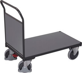 Cordes Stirnwandwagen in Anthrazit mit Holz und MDF-Platte, B/T/H: 132,5 x 80,0 x 101,5 cm - Bild 1
