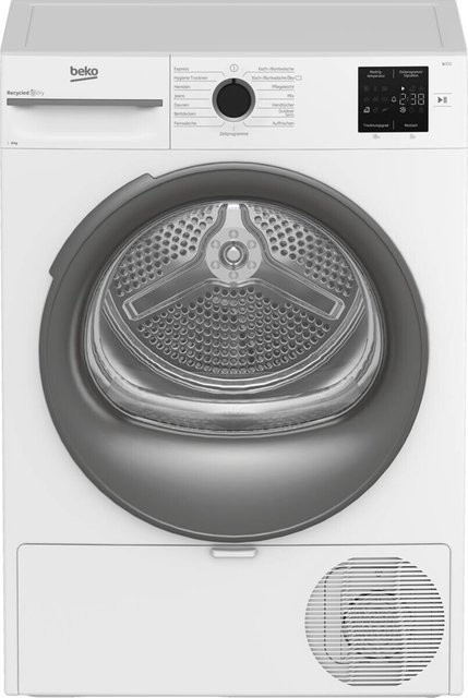 Beko Wärmepumpentrockner BM3T38210W1 weiß B/H/T: 59,8 x 84,6 x 54,5 cm mit 8 kg Kapazität - Bild 1