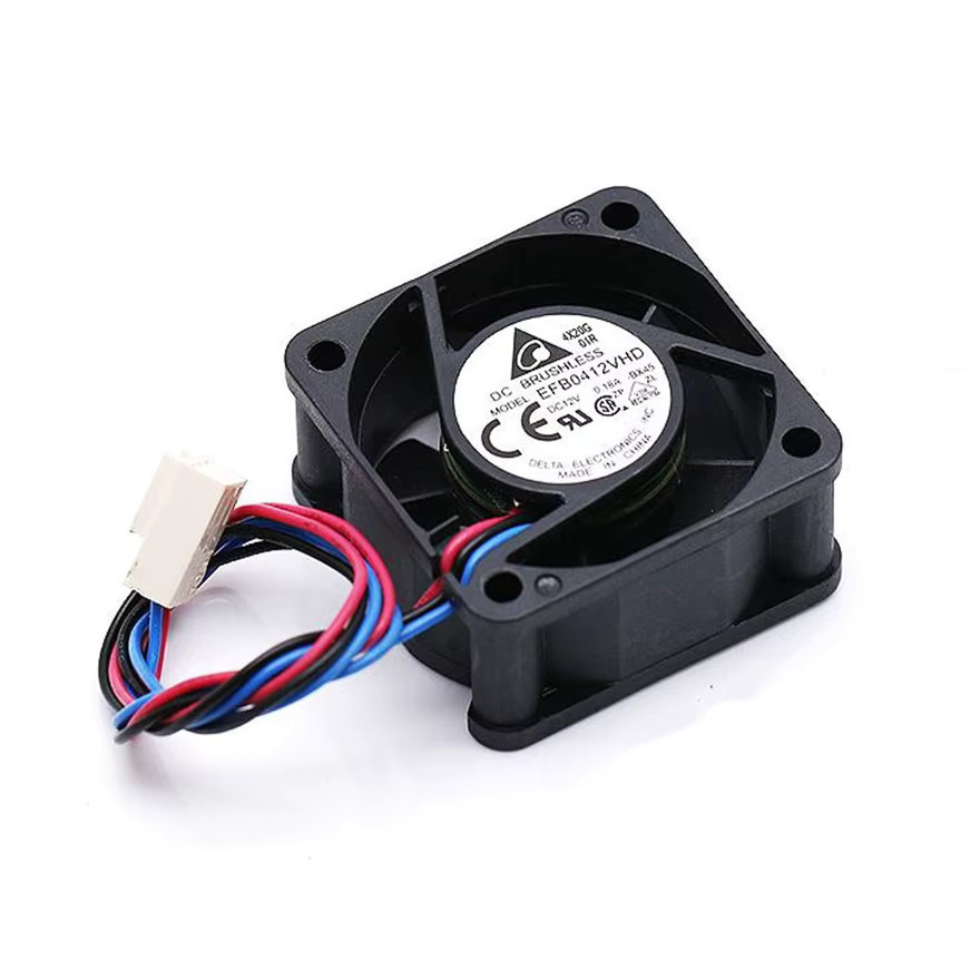 Delta EFB0412VHD Lüfter DC12V 0,18A Schwarz B/T/H: 40 x 40 x 20 mm - Bild 3