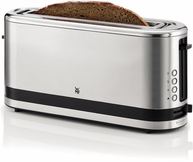 WMF KÜCHENminis Langschlitz-Toaster in Schwarz und Silber matt - Bild 1