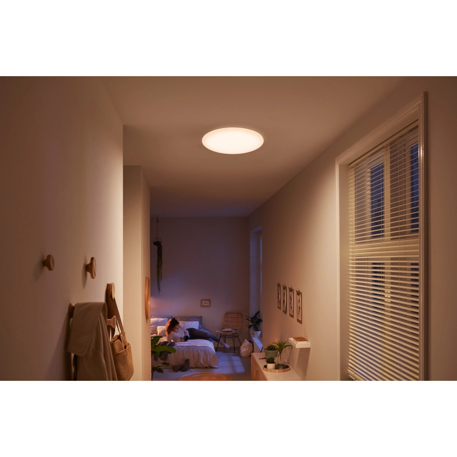 Philips LED-Deckenleuchte Moire CL200 in Weiß mit 10 W und warmweißem Licht - Bild 2