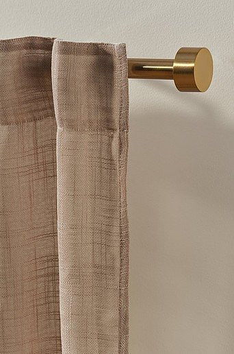 LISEN Vorhangstange aus Edelstahl in Gold, gerade - Bild 1