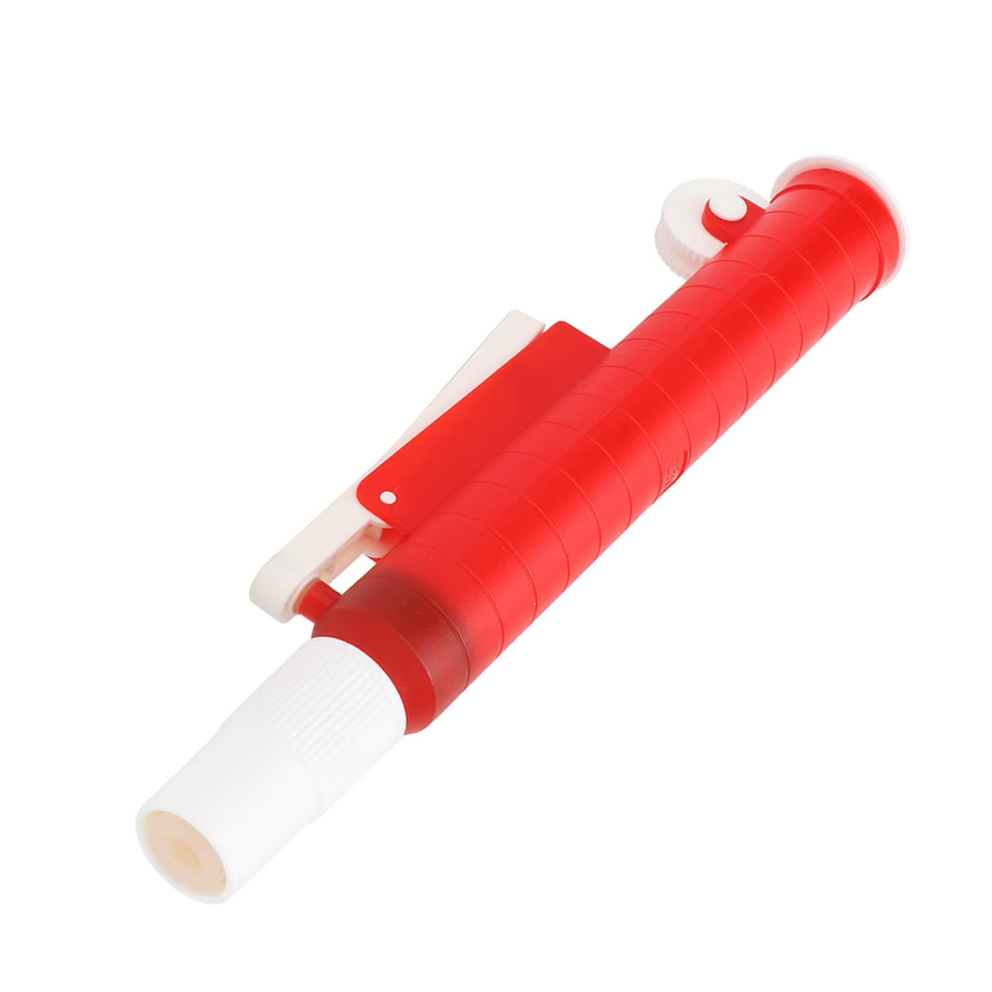 YOUTHINK Pipettenpumpe für Einwegpipetten aus Kunststoff und Glas, 25 ml, Rot - Bild 5