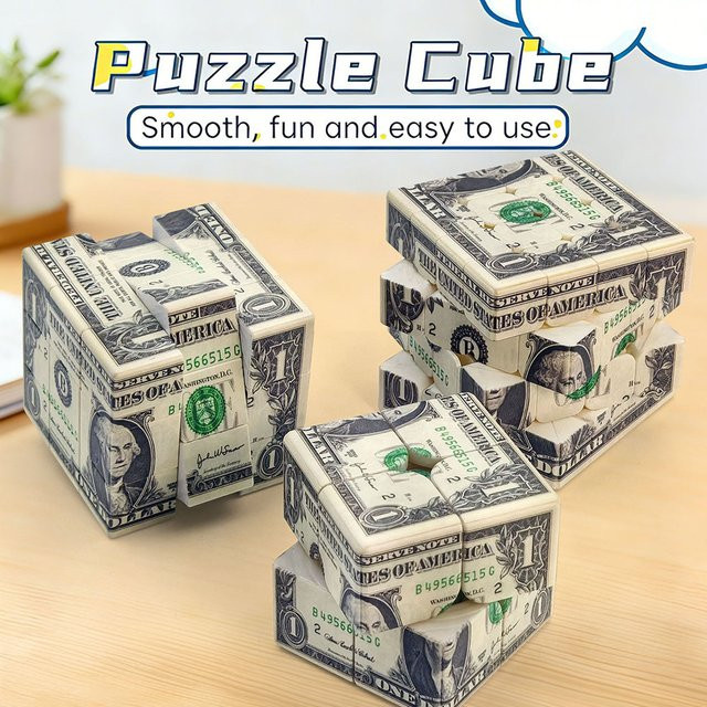 ZIINA STAR Dollar 3x3 Würfel, Element-Würfel, Zauberwürfel - Bild 1