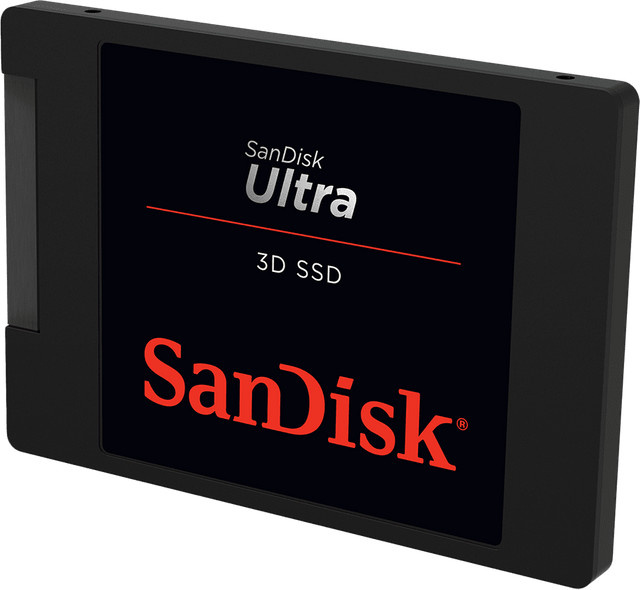 SanDisk Ultra 3D SSD intern 500 GB SATA 6Gb/s 2.5 Zoll Schwarz - Bild 1