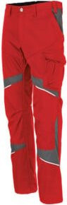 Kübler Damenhose ACTIVIQ cotton+ in Mittelrot/Anthrazit, Größe 42 - Bild 1