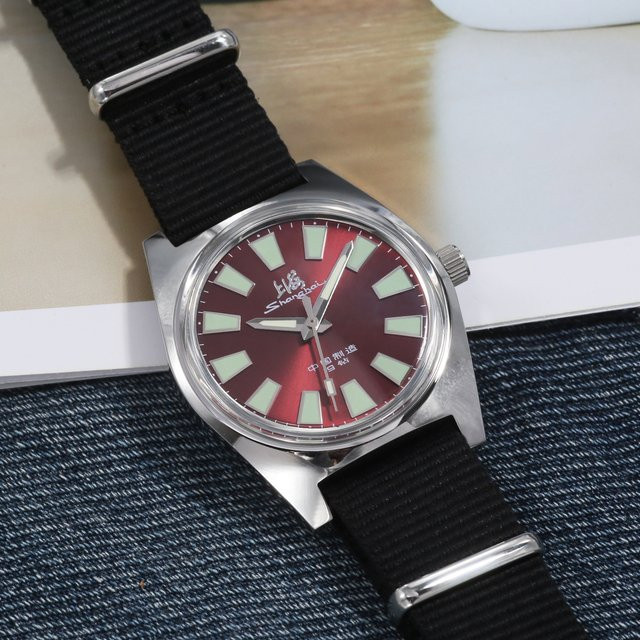 HEIMDALLR Armbanduhr, Handaufzug, Edelstahl, 36 mm, Herren, Schwarz - Bild 1