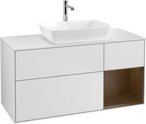 V&B Waschtischunterschrank Finion in Weiß lackiert, Breite: 120 cm, Tiefe: 50,1 cm, Höhe: 50,1 cm - Bild 1