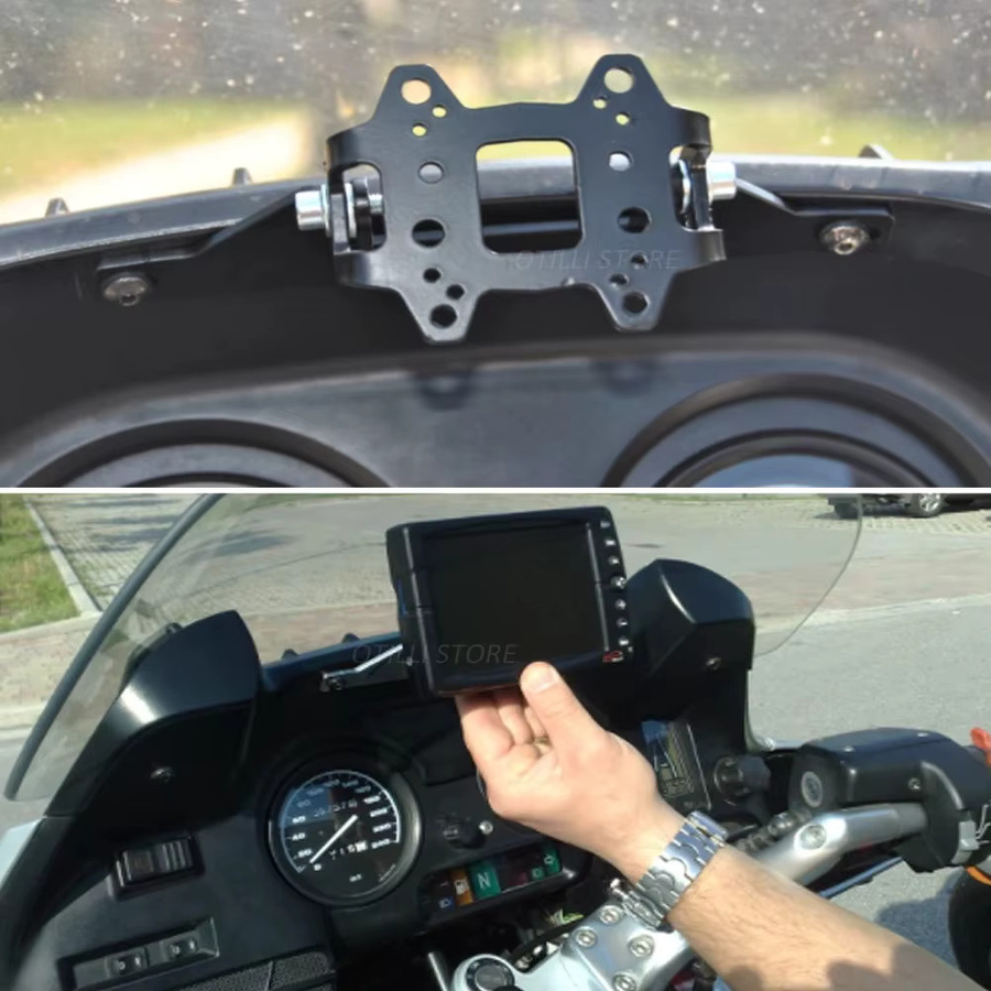 Otilli Motorrad Telefonhalterung mit USB-C für BMW R850RT und R1150RT in Schwarz - Bild 4