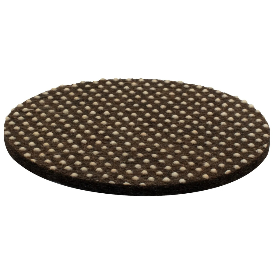 Wagner Anti-Rutsch Pad aus Filz-PVC in Braun-Beige mit Ø 60 mm - Bild 2