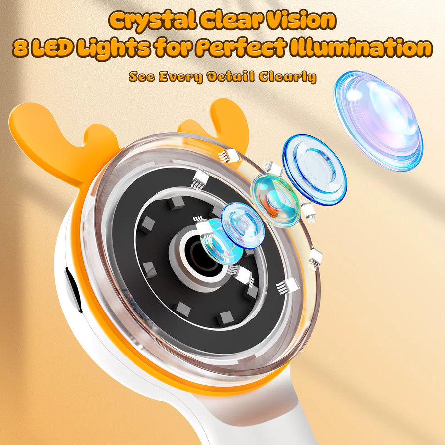 Aikokkl Kid MicroCam 2-in-1 Kindermikroskop und Kamera, HD Foto und Videos - Bild 4
