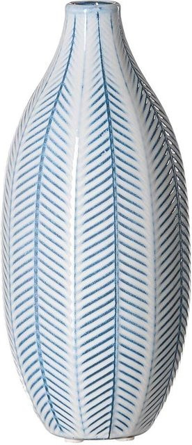 Ritzenhoff & Breker Vase Reef in Blau mit floralem Design, Höhe: 23 cm - Bild 1