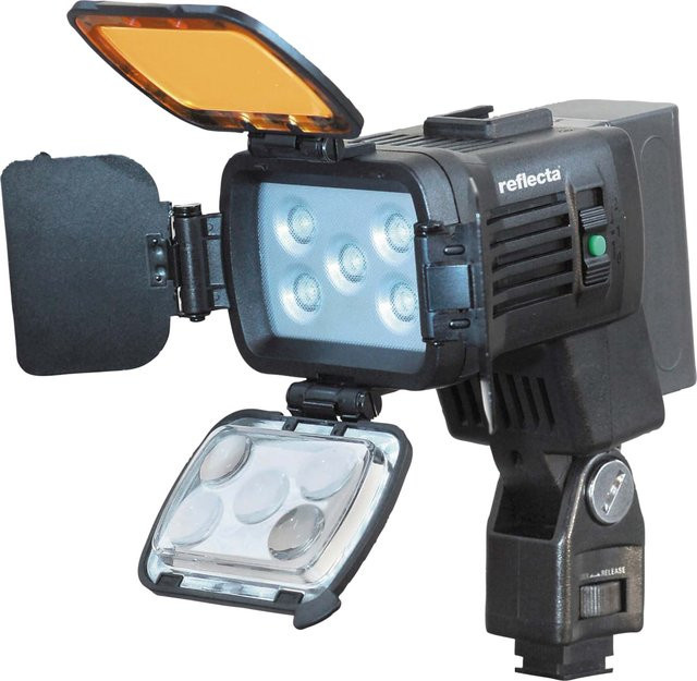 reflecta LED Videoleuchte DR 10 in Schwarz - Bild 1