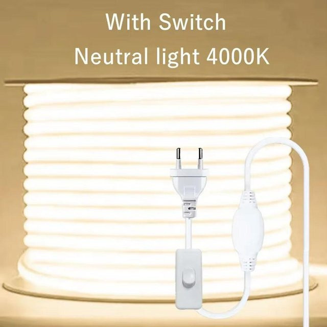 GuangZhouZhenqin COB LED-Streifen Wasserdicht mit Linse, Dimmbar, Weiß, 1 m Länge - Bild 1