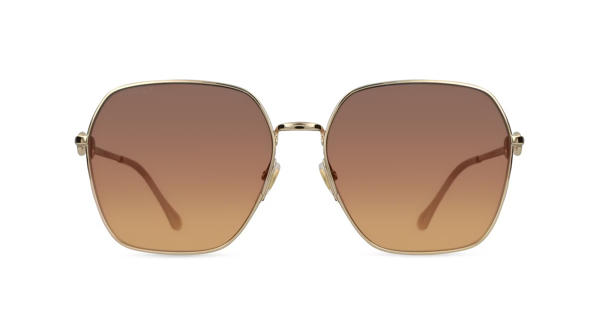 Gucci GG0882SA Sonnenbrille Vollrand, Square, Metall, Unisex, gold, brown - Bild 1