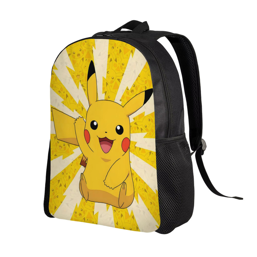 Bandai P-Pikachu Laptop-Rucksack, Modische Büchertasche - Bild 2