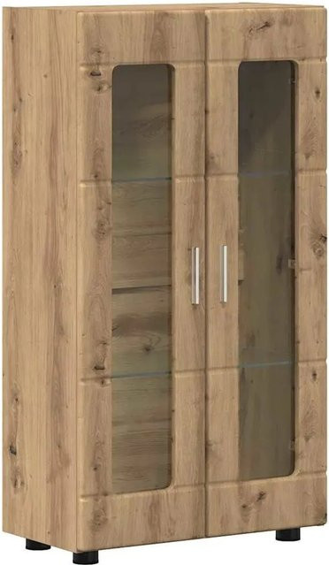vidaXL Sideboard FLORIN in Artisan-Eiche, modern, B/T/H: 55,5 x 29 x 103 cm - Bild 1