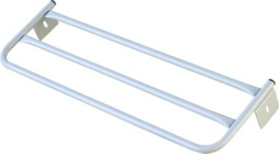 Sypro Hutablage aus Stahl für Umkleidebänke mit Rückenlehne, Farbe: Lichtgrau RAL 7035, Breite: 150 cm - Bild 1