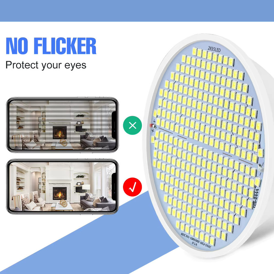 LED E27 Glühbirne Strahler für Deckenleuchten und Kronleuchter in Weiß mit CCT Farbtemperatur-Wahl - Bild 4