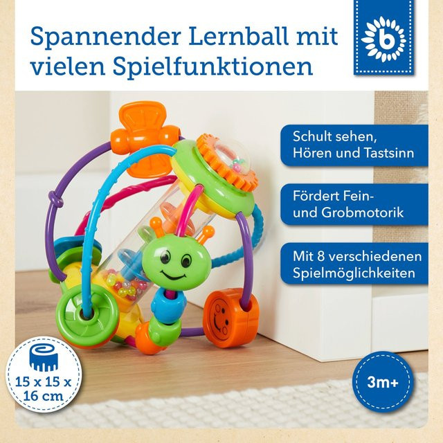 Bieco Motorikball, Babys, ab 0 Jahre, Kunststoff, Bunt / Mehrfarbig - Bild 1