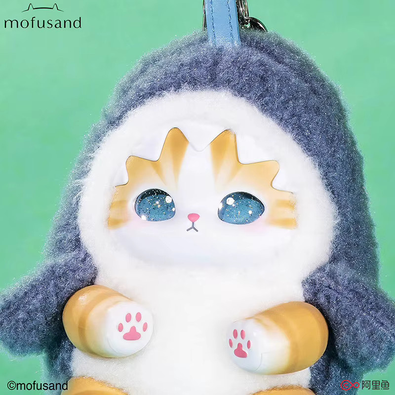 Mofusand Flauschige Kätzchen, Plüschtier, Rucksack-Anhänger - Bild 2