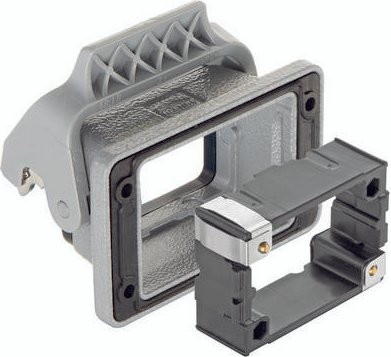HARTING Anbaugehäuse 09 30 006 0391 in Grau aus Aluminium - Bild 1