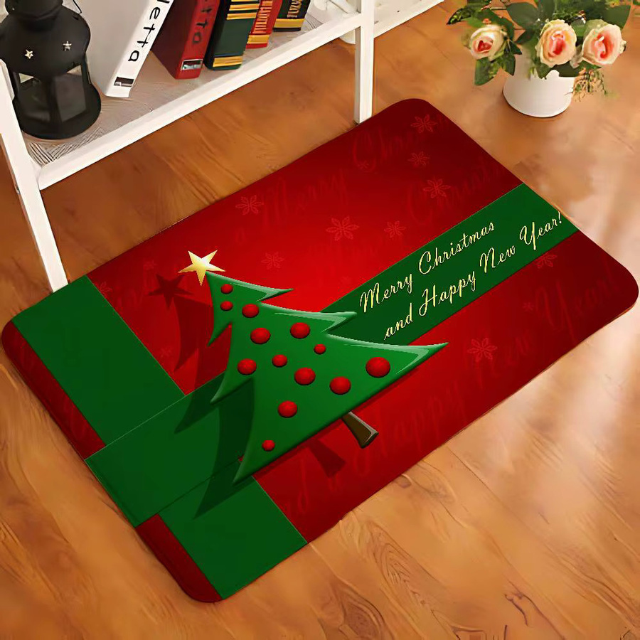 52TOYS Weihnachten Fußmatte, saugfähige und schmutzabweisende Bodenmatte für Badezimmer, Küche oder Eingangsbereich, mehrfarbig, B/T: 60 x 40 cm - Bild 5