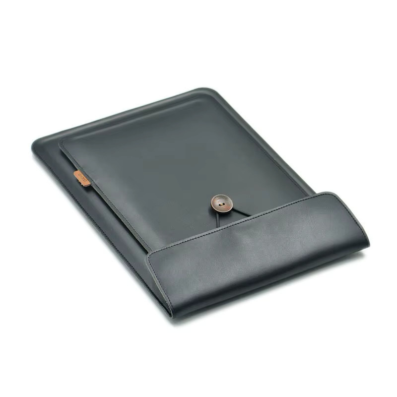 JGTKECO Laptop Tasche aus PU Leder in Braun für 15,6 Zoll Laptops und MacBook Pro 15,4/16 Zoll sowie Dell 15,6 Zoll - Bild 2