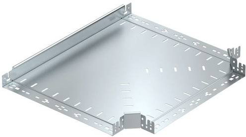 OBO Bettermann T-Stück aus Metall in Silber, Breite: 50 cm, Höhe: 6 cm - Bild 1