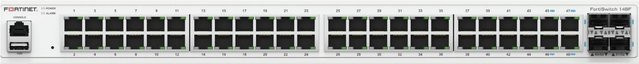 Fortinet FS-148F Netzwerk-Switch L2 Gigabit Ethernet 10/100/1000 Weiß - Bild 1