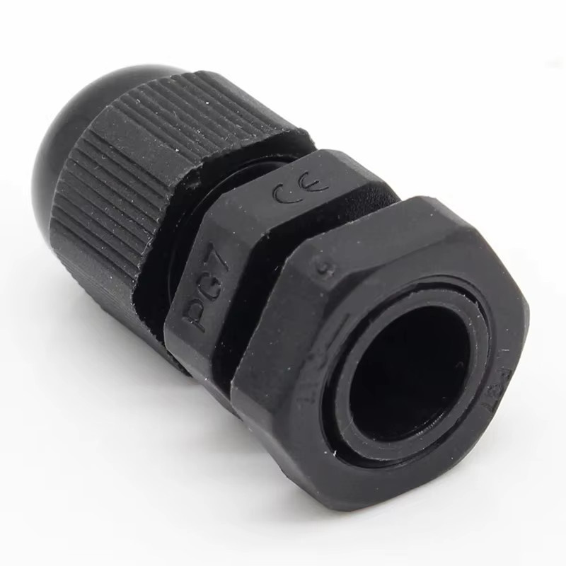 ELECAPITAL 10 Stück wasserdichte Nylon-Kabelverschraubung IP68 PG7 für 3–6,5 mm Kabel in Schwarz und Weiß - Bild 3