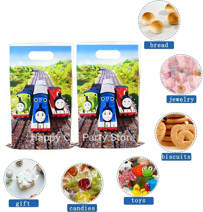 Thomas The Train Geschenktüten aus Papier für Kindergeburtstage, Mehrfarbig - Bild 4