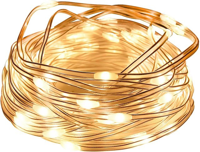 Mömax LED Lichterkette Juzil in Warmweiß mit 500 cm Länge - Bild 1