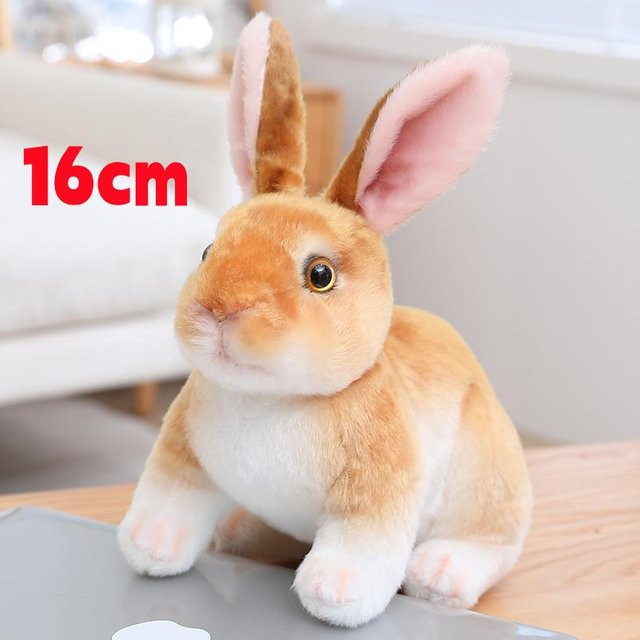Simulation Hase Plüschpuppe, Realistisch, Niedlich, Felliges Tier, ab 14 Jahre - Bild 1