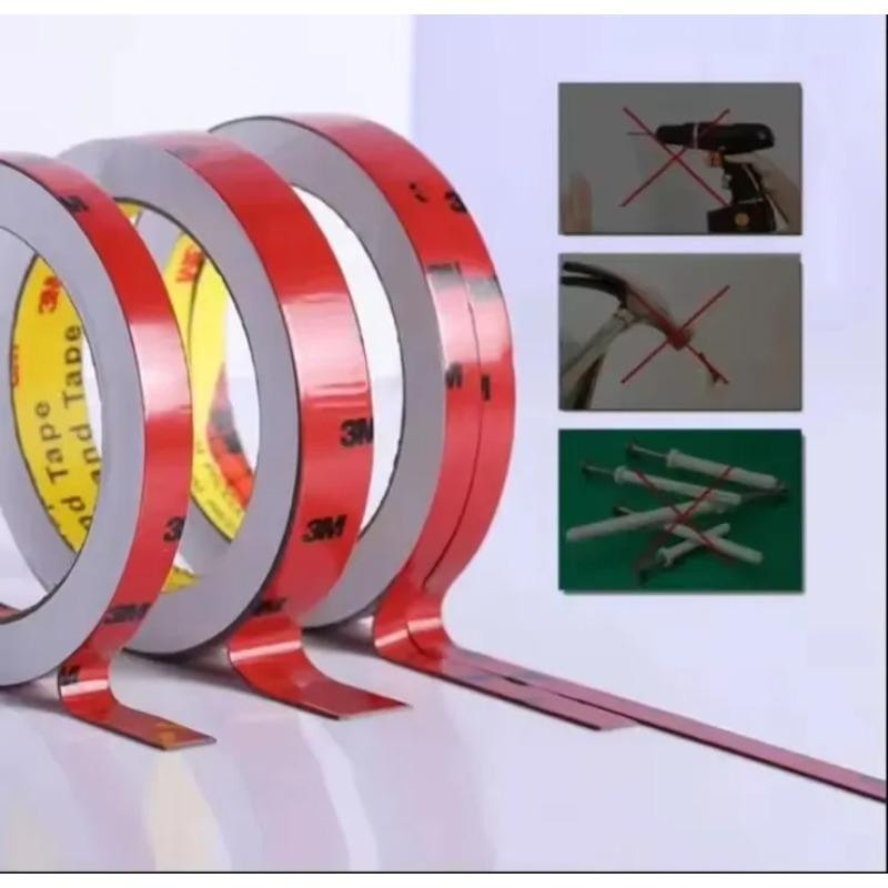 3M Scotch VHB doppelseitiges Schaumstoff-Klebeband aus Acryl für Auto, LED-Leuchten und Büro, wasserdicht, Schwarz oder Weiß - Bild 2