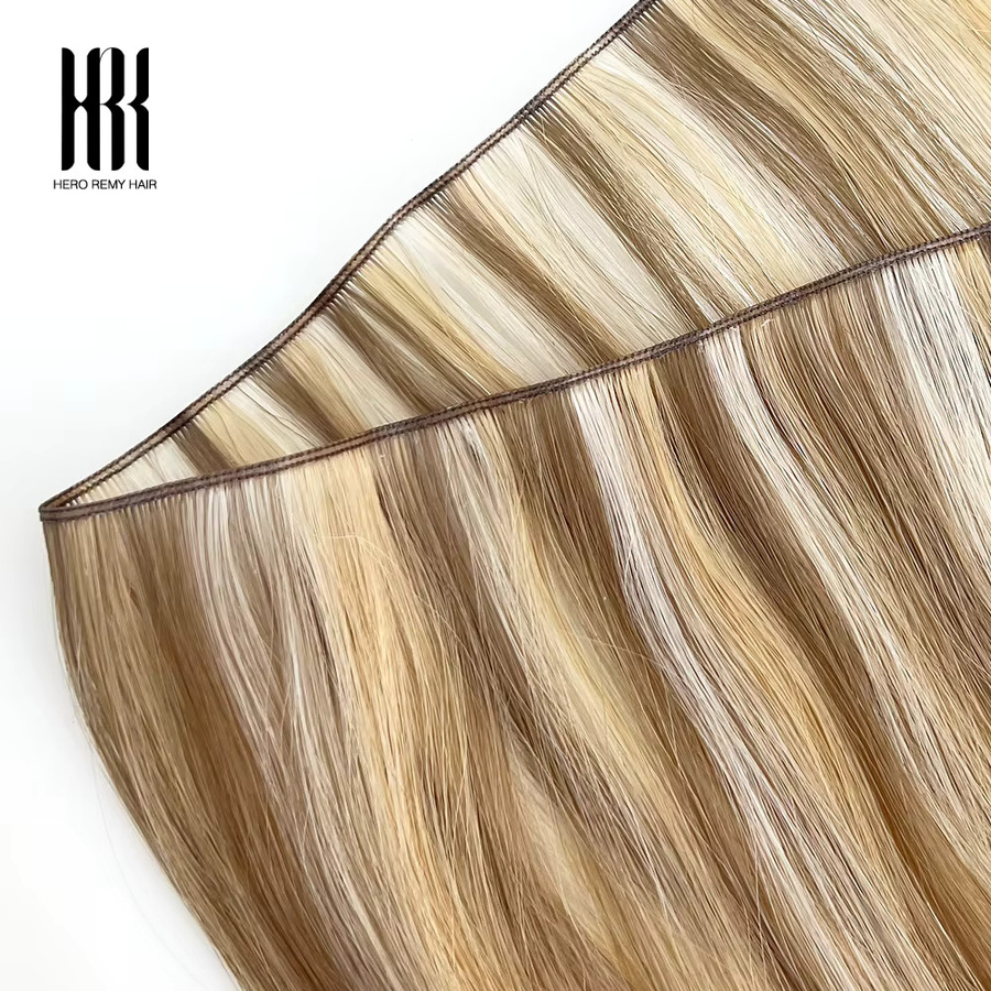 Real Remy Hair Genius Weft Echthaar-Extensions, glatt, 60 g, Damen - Bild 3