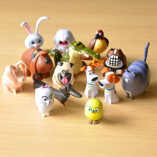 Potdemiel Geheimnis Haustiere Action Figur, 14-teiliges Set, Kunststoff - Bild 1