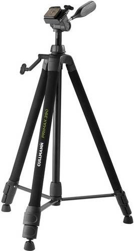 Cullmann Primax 390 Dreibeinstativ Schwarz inkl. Tasche, Arbeitshöhe: 66 bis 169 cm - Bild 1